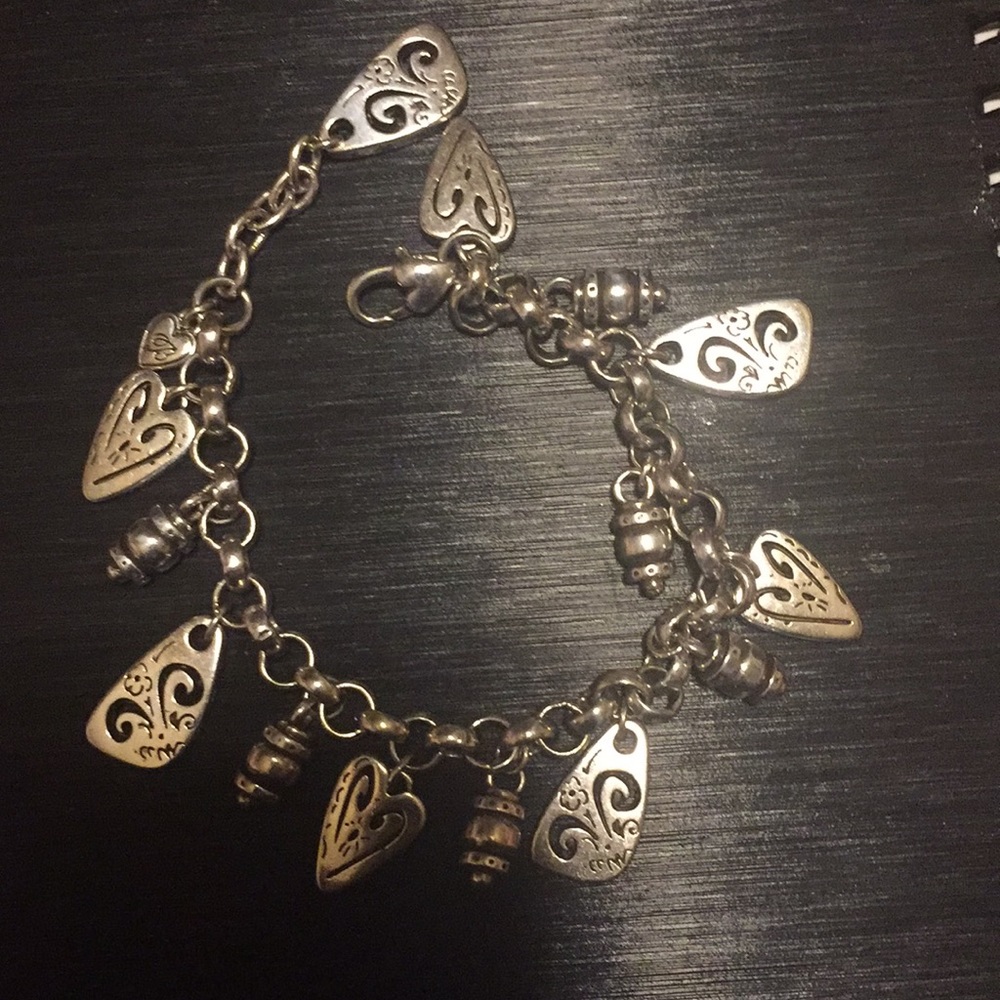 Beautiful authentic Brighton bracelet. Hearts